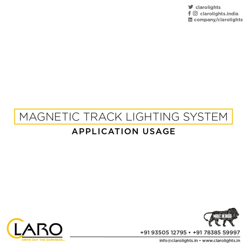 magnetic track lighting system