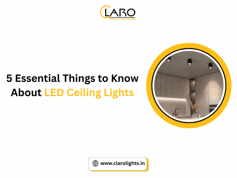 Read more about the article 5 Essential Things to Know About LED Ceiling Lights