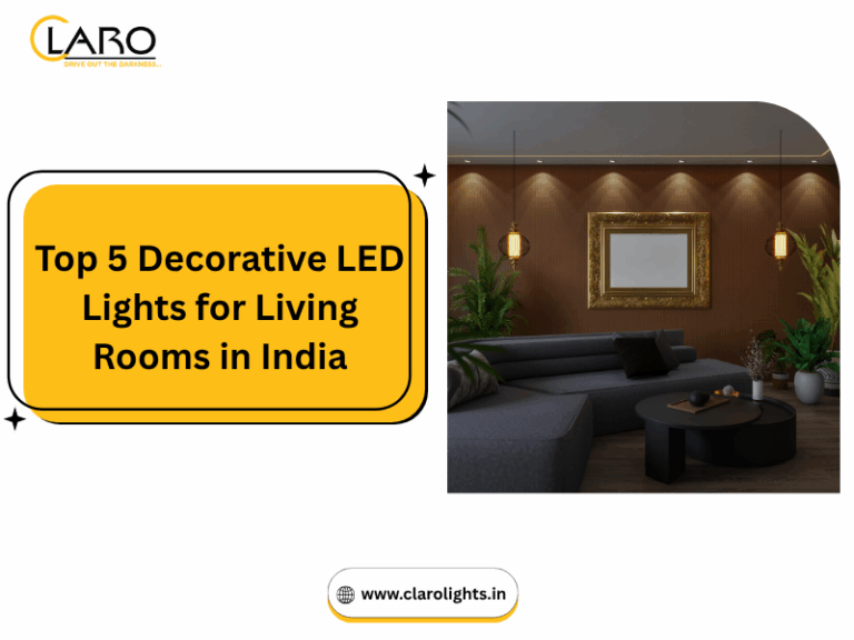 Read more about the article Top 5 Decorative LED Lights for Living Rooms in India